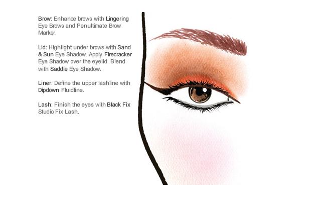 mac makeup eyes. Easy Lounger Eye Detail: